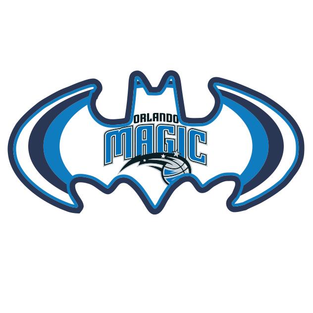 Orlando Magic Batman Logo fabric transfer